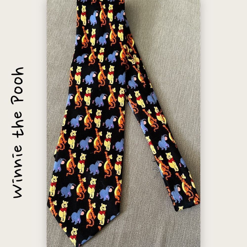 Disney Winnie The Pooh Necktie | Pooh Character Neck Tie